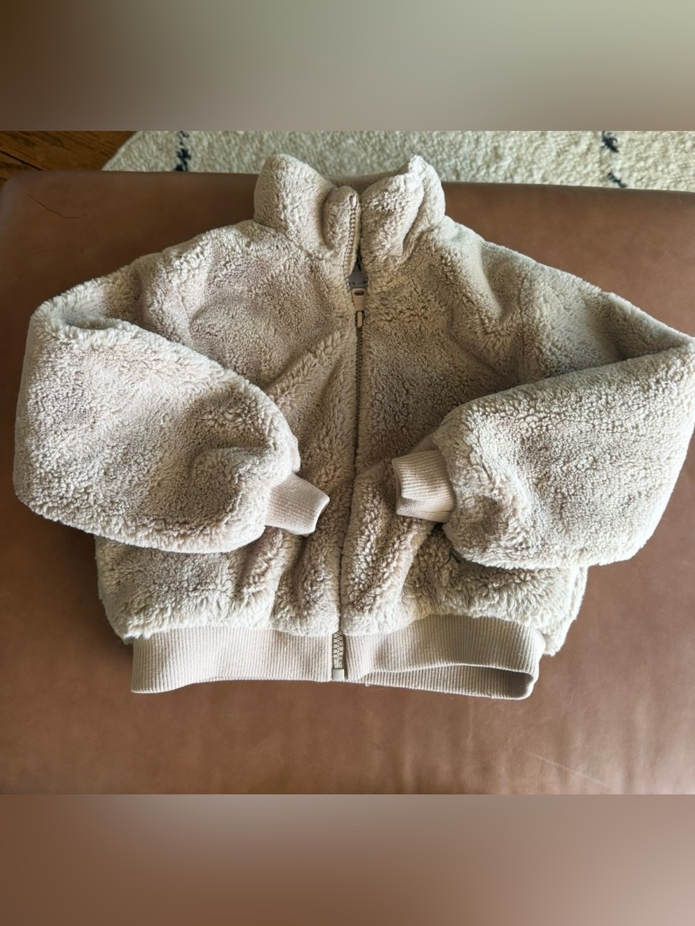 Zara Kids Faux Fur Puffer Jacket